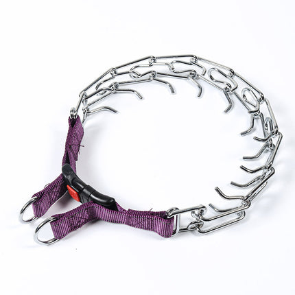 Dog Prong Collar, Dog Pinch Training Collar with Quick Release Snap Buckle 1