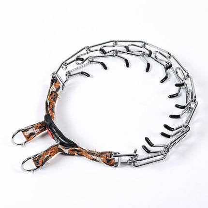 Dog Prong Collar, Dog Pinch Training Collar with Quick Release Snap Buckle 1