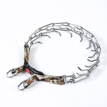 Dog Prong Collar, Dog Pinch Training Collar with Quick Release Snap Buckle 1