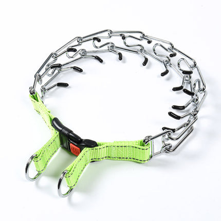 Dog Prong Collar, Dog Pinch Training Collar with Quick Release Snap Buckle 1