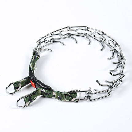 Dog Prong Collar, Dog Pinch Training Collar with Quick Release Snap Buckle 1