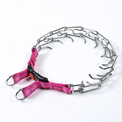 Dog Prong Collar, Dog Pinch Training Collar with Quick Release Snap Buckle 1