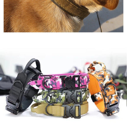 Collier de chien tactique collier de chien réglable collier de chien à boucle Durable