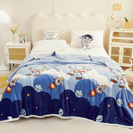 Frettchendecke, Plüsch-Fleecedecke, flauschige Decke, plüschige weiche Decke für Schlafsofa, warme kuschelige Decke
