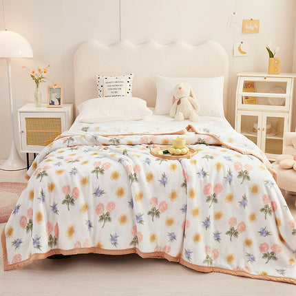 Frettchendecke, Plüsch-Fleecedecke, flauschige Decke, plüschige weiche Decke für Schlafsofa, warme kuschelige Decke