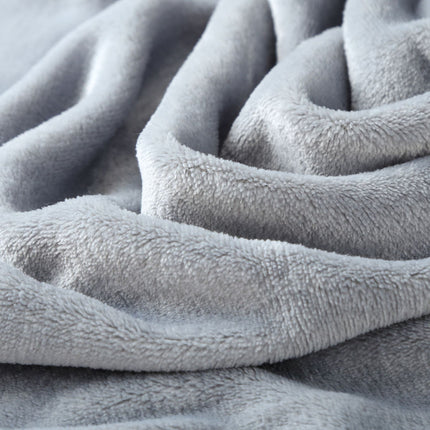 Facecloth Blanket, Plush Fleece Blanket, Mink Fluffy Blanket, Solid Color Soft Blanket for Sofa Bed, Warm and Cozy Blanket