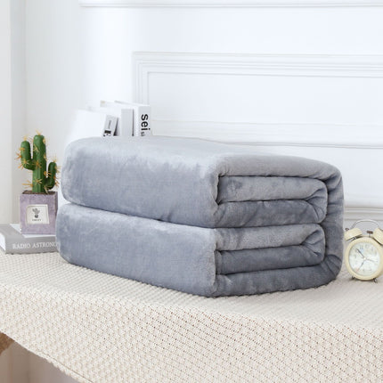 Facecloth Blanket, Plush Fleece Blanket, Mink Fluffy Blanket, Solid Color Soft Blanket for Sofa Bed, Warm and Cozy Blanket