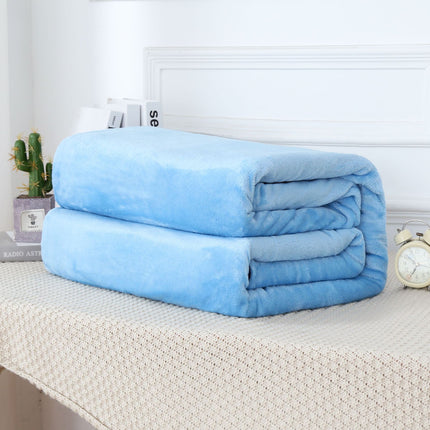 Facecloth Blanket, Plush Fleece Blanket, Mink Fluffy Blanket, Solid Color Soft Blanket for Sofa Bed, Warm and Cozy Blanket
