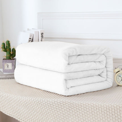 Facecloth Blanket, Plush Fleece Blanket, Mink Fluffy Blanket, Solid Color Soft Blanket for Sofa Bed, Warm and Cozy Blanket