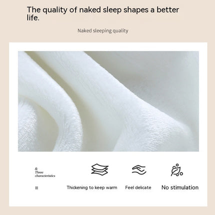 Facecloth Blanket, Plush Fleece Blanket, Mink Fluffy Blanket, Solid Color Soft Blanket for Sofa Bed, Warm and Cozy Blanket