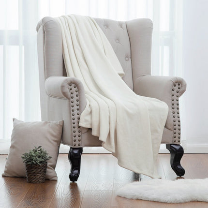 Facecloth Blanket,Fluffy Fleece Blanket,Solid Color Fluffy Blanket,Plush Soft Blanket for Sofa Bed,Warm and Cozy Blanket
