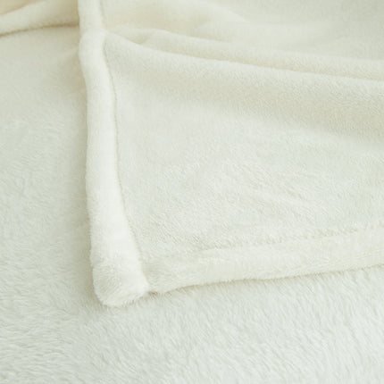 Facecloth Blanket,Fluffy Fleece Blanket,Solid Color Fluffy Blanket,Plush Soft Blanket for Sofa Bed,Warm and Cozy Blanket