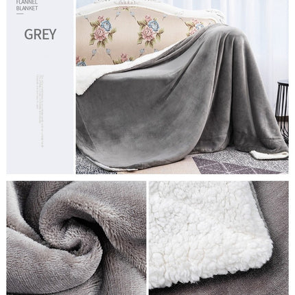 Cashmere Blanket, Fluffy Fleece Blanket, Fluffy Fluffy Blanket, Plush Soft Blanket for Sofa Bed, Warm and Cozy Blanket