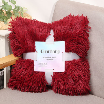 Fluffy Blanket Furry Blanket PV Fleece Sofa Blanket Lightweight Sofa Blanket Kids Small Blanket Nap Cover Blanket For Sofa Chair Bed Car
