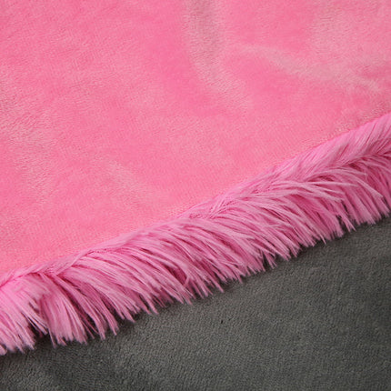 Fluffy Blanket Furry Blanket PV Fleece Sofa Blanket Lightweight Sofa Blanket Kids Small Blanket Nap Cover Blanket For Sofa Chair Bed Car