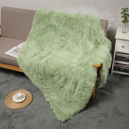 Fluffy Blanket Furry Blanket PV Fleece Sofa Blanket Lightweight Sofa Blanket Kids Small Blanket Nap Cover Blanket For Sofa Chair Bed Car