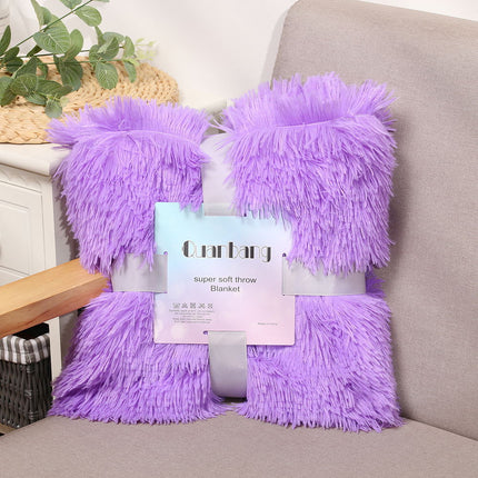 Fluffy Blanket Furry Blanket PV Fleece Sofa Blanket Lightweight Sofa Blanket Kids Small Blanket Nap Cover Blanket For Sofa Chair Bed Car