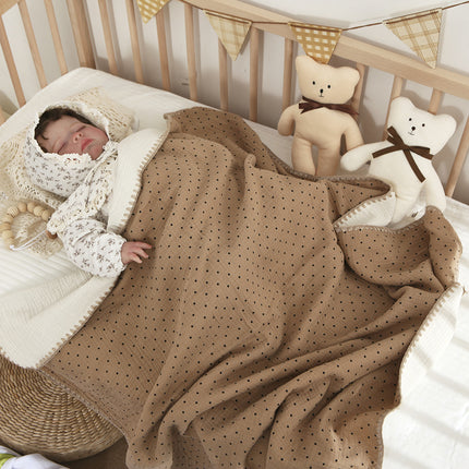 Cotton baby swaddling blankets children 4 layers gauze cover baby blanket small quilt newborn wrap cotton bath towel