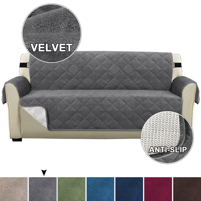 Thick Soft Velvet Pet Sofa Covers Universal Quilted Anti Slip Cover Couch Sofa Cushion for Dogs