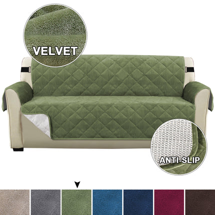 Thick Soft Velvet Pet Sofa Covers Universal Quilted Anti Slip Cover Couch Sofa Cushion for Dogs
