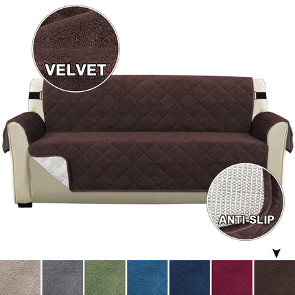Thick Soft Velvet Pet Sofa Covers Universal Quilted Anti Slip Cover Couch Sofa Cushion for Dogs